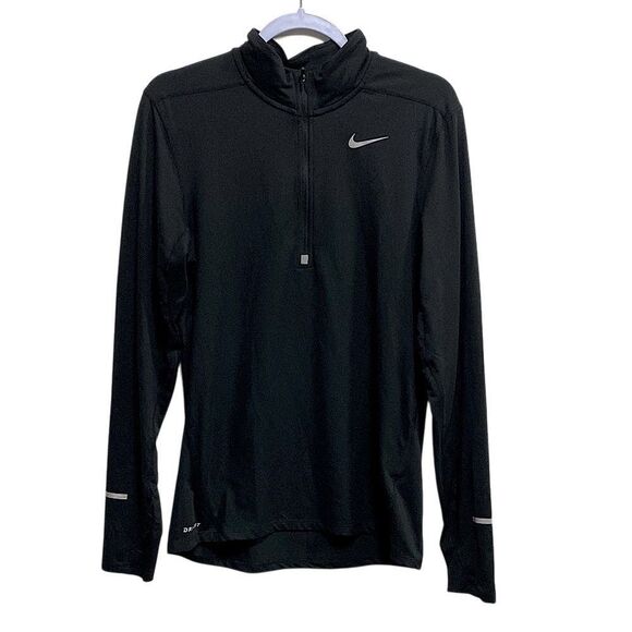 Nike Other - Nike Dri-FIT Element Half-Zip Running Pullover Black Size Small